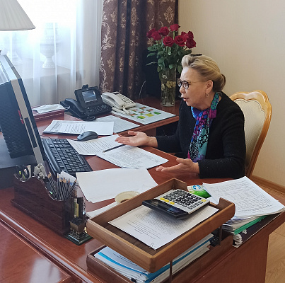 Галина Данчикова в режиме ВКС ответила на вопросы жителей Ленского района Якутии
